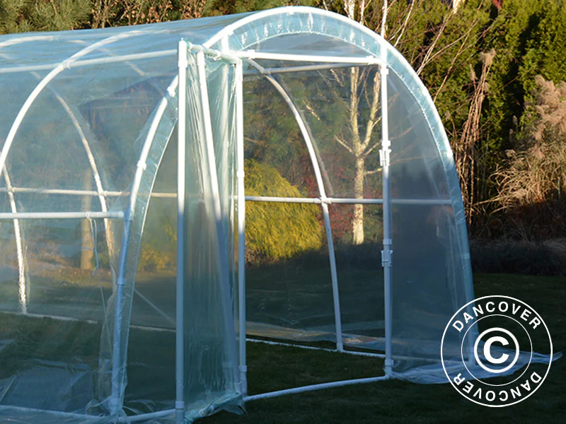 Polytunnel Drivhus 130, 3x4x2,1m, 12m², Transparent - Image 5