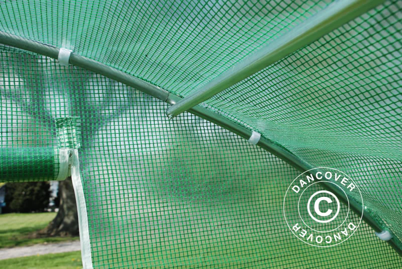 Polytunnel Drivhus 3x4,5x2m, 13,5m², Grøn - Image 10