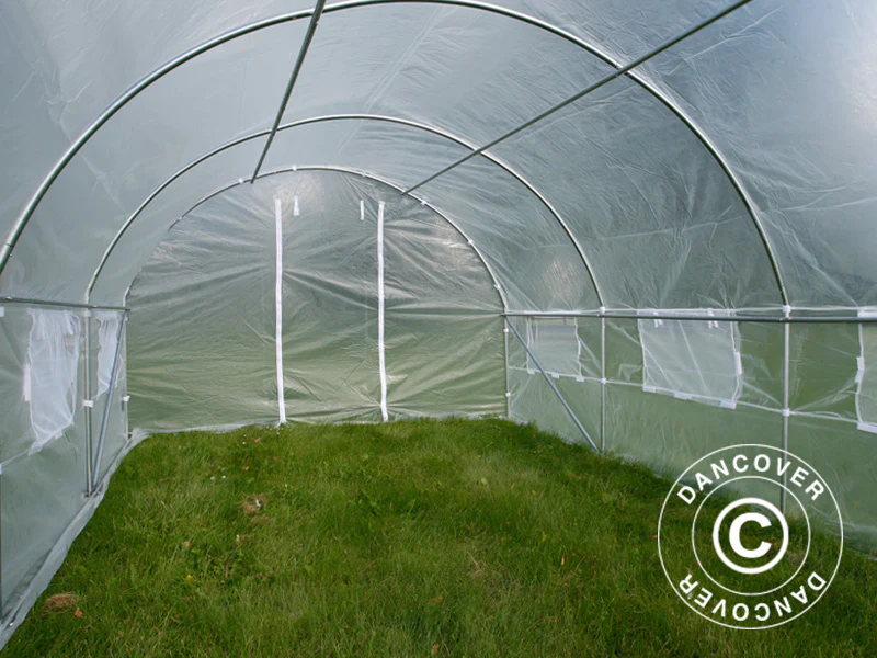 Polytunnel Drivhus 3x6x2m, 18m², Transparent - Image 13