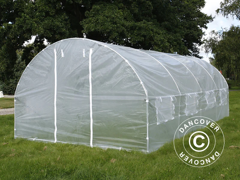 Polytunnel Drivhus 3x6x2m, 18m², Transparent - Image 2