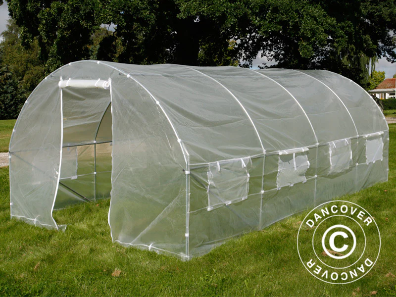 Polytunnel Drivhus 3x6x2m, 18m², Transparent - Image 3