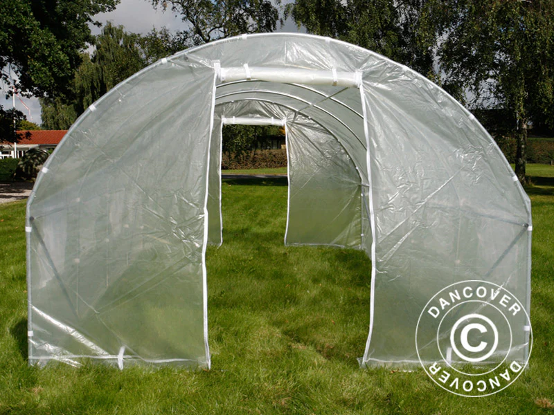 Polytunnel Drivhus 3x6x2m, 18m², Transparent - Image 4