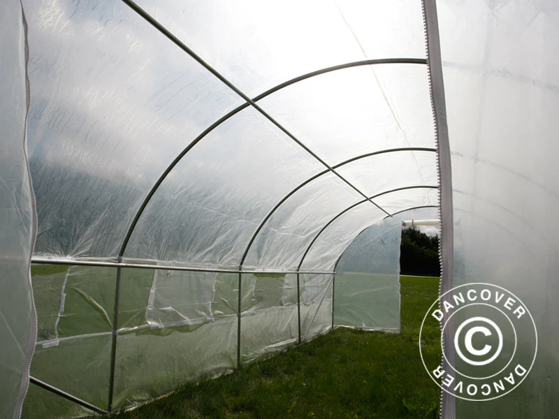 Polytunnel Drivhus 3x6x2m, 18m², Transparent - Image 5