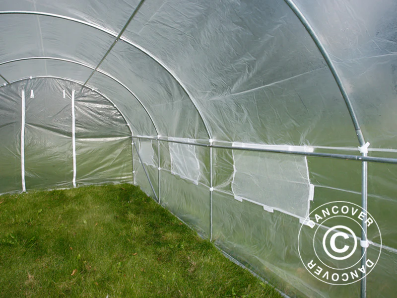 Polytunnel Drivhus 3x6x2m, 18m², Transparent - Image 6