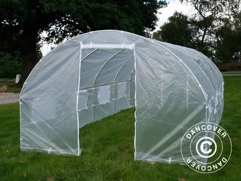 Polytunnel Drivhus 3x6x2m, 18m², Transparent - Image 8