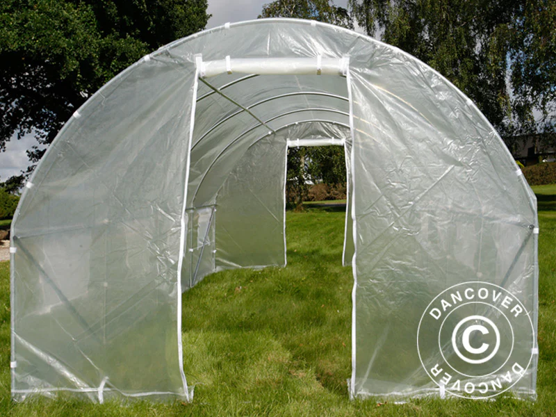 Polytunnel Drivhus 3x6x2m, 18m², Transparent - Image 9