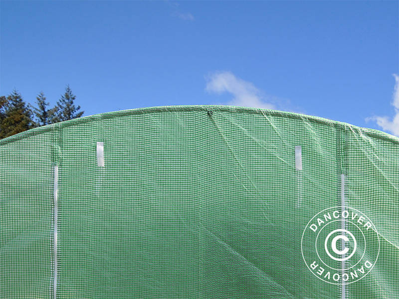 Polytunnel Drivhus 4x6,6x2m, 26,4m², Grøn - Image 8