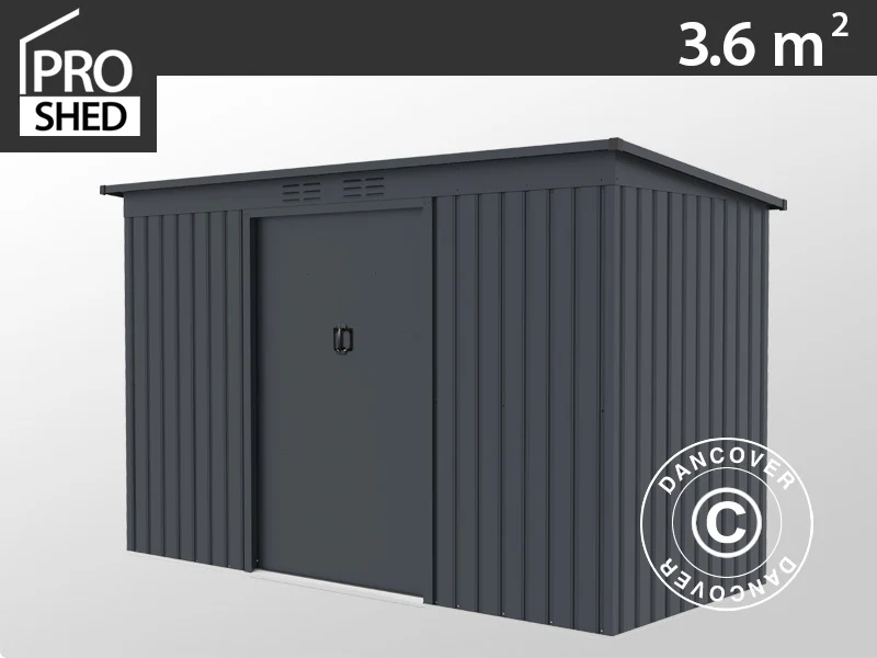 Redskabsskur, 2,77x1,30x1,73m, 3,6m², ProShed®, Antracit