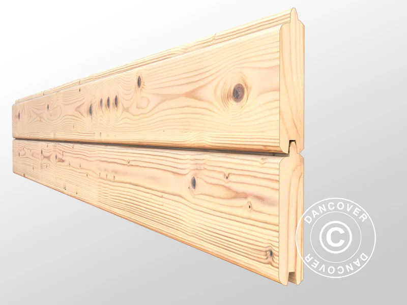 Redskabsskur i træ m/udhæng, Bertilo Amrum 2 Plus, 3,23x1,8x2,1m, 2,78m² + 3,03m² - Image 3