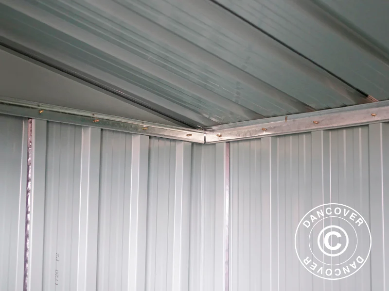 Redskabsskur med ovenlys 1,95x1,21x1,96m, 2,35m², ProShed®, Antracit/Hvid - Image 11
