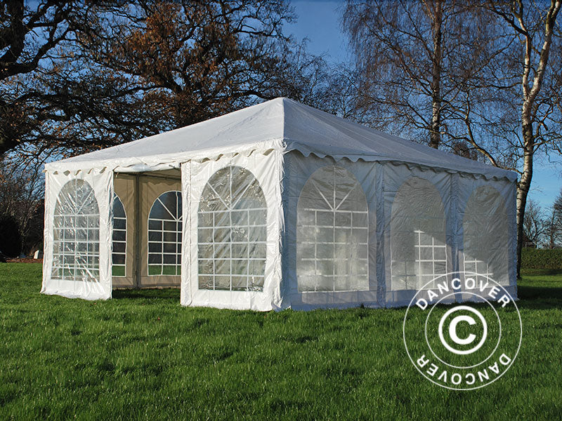 Pagodetelt Exclusive 6x6m PVC, Hvid - Image 2