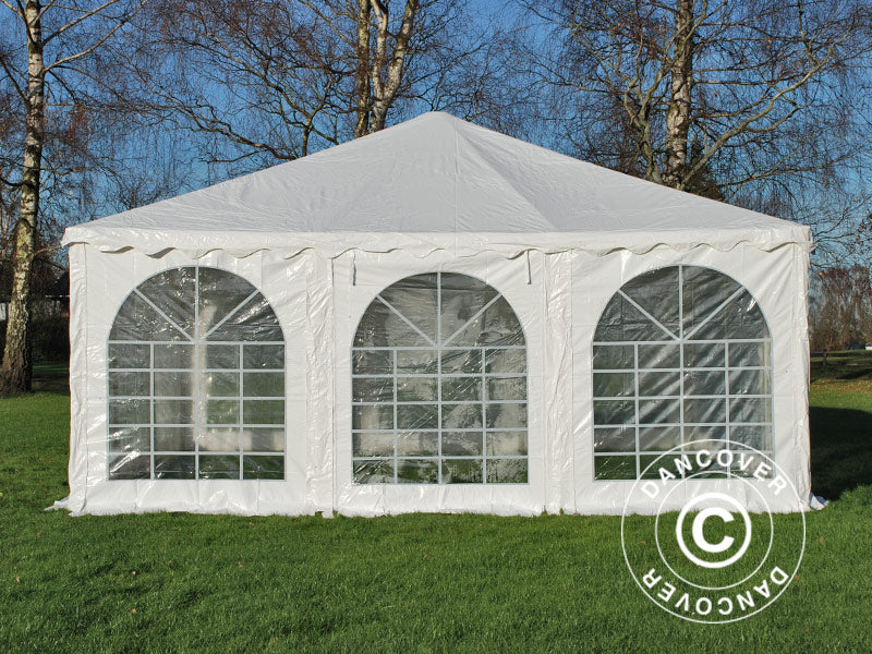 Pagodetelt Exclusive 6x6m PVC, Hvid - Image 7