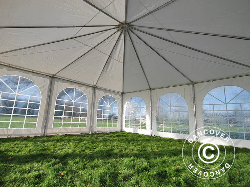 Pagodetelt Exclusive 7x7m PVC, Hvid - Image 11