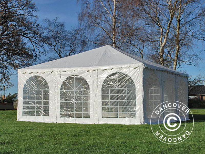 Pagodetelt Exclusive 7x7m PVC, Hvid - Image 3