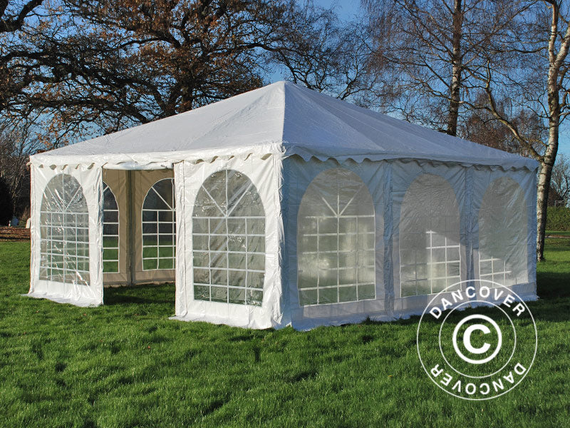 Pagodetelt Exclusive 7x7m PVC, Hvid - Image 4