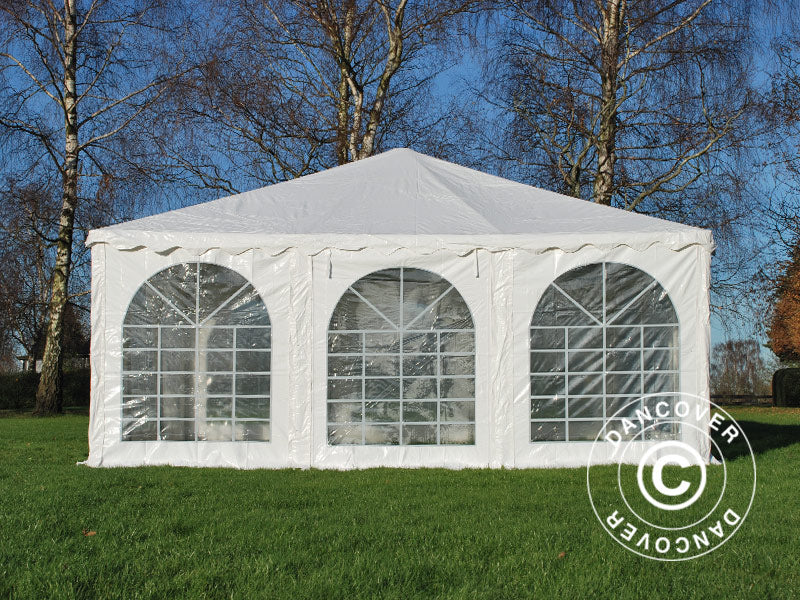 Pagodetelt Exclusive 7x7m PVC, Hvid - Image 5