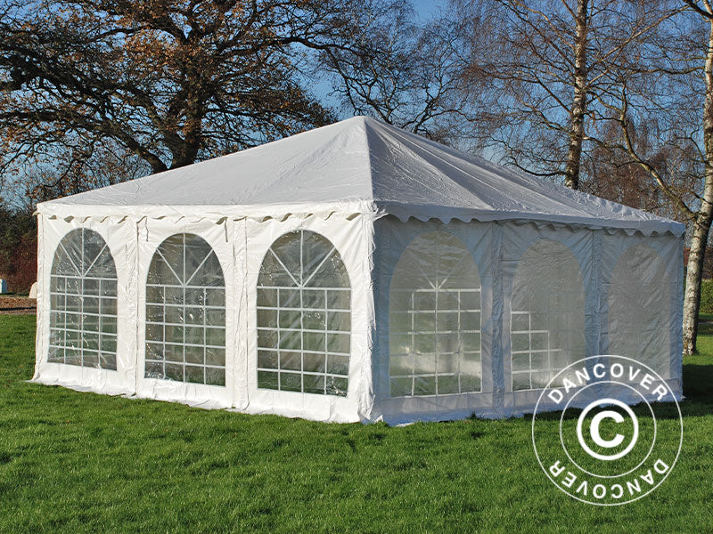 Pagodetelt Exclusive 7x7m PVC, Hvid - Image 6