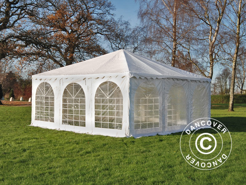 Pagodetelt Exclusive 7x7m PVC, Hvid - Image 8