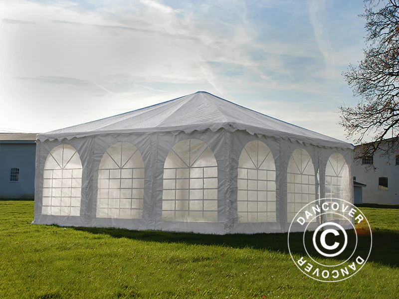 Pagodetelt Exclusive 7x7m PVC, Hvid - Image 9