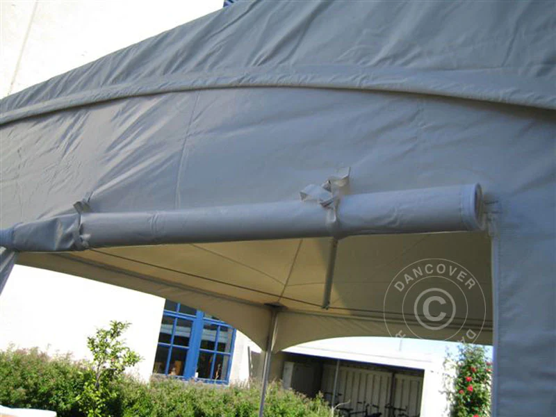 Pagodetelt PartyZone 3x3m, PVC, Hvid - Image 8