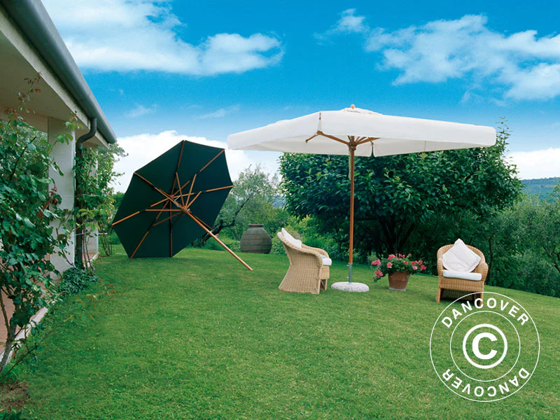 Parasol Palladio Standard med frise, 3x4m, Natur - Image 2