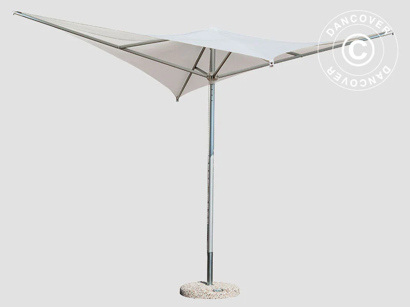 Parasol Vela, 2x2m, Grå taupe - Image 3