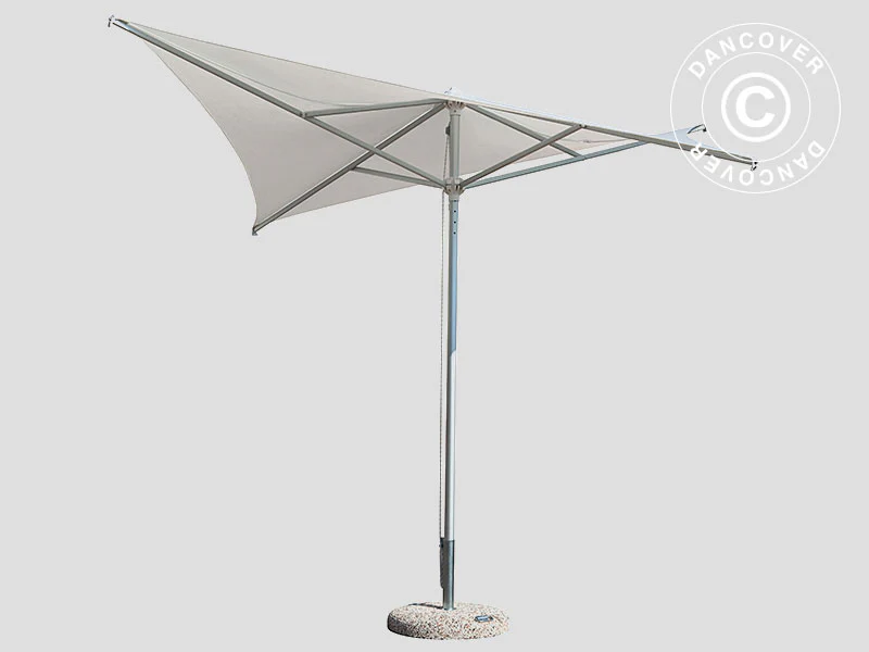 Parasol Vela, 2x2m, Grå taupe - Image 5