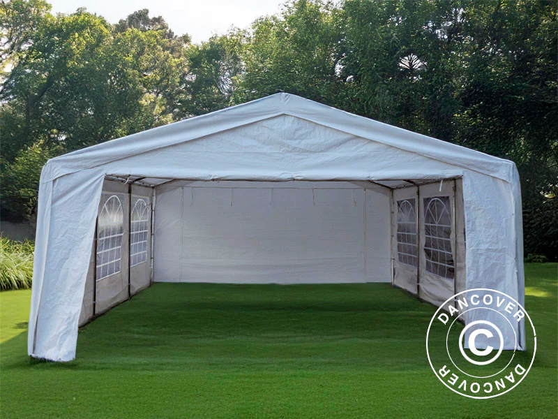Partytelt Basic 5x6m PE 500, Hvid - Image 3