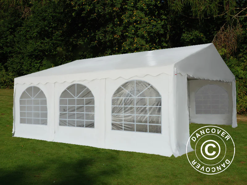 Partytelt Basic 6x6m PVC 700, Hvid - Image 2