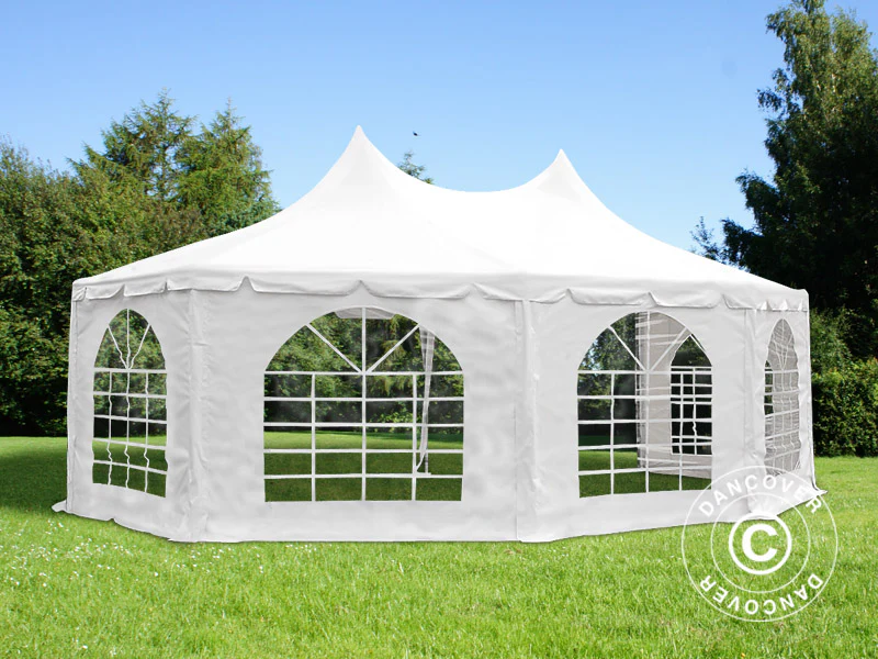 Partytelt Elegance PRO, ottekantet 6,8x5m, PVC - Image 8