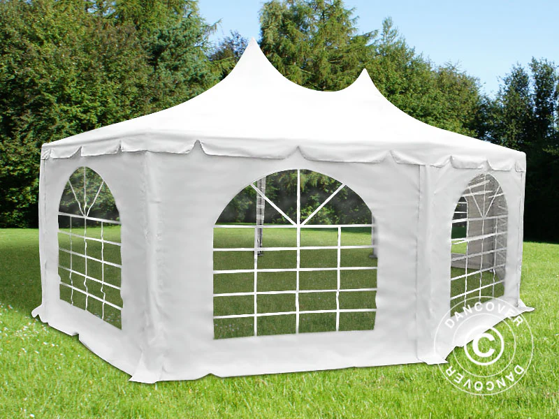 Partytelt Elegance PRO, ottekantet 6,8x5m, PVC - Image 9