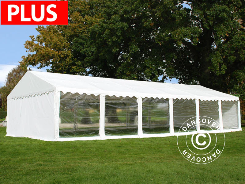 Partytelt Exclusive 6x12m PVC 900, Hvid, Panorama - Image 6