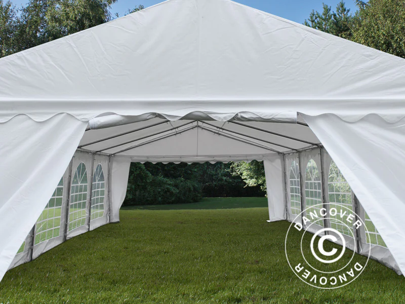Partytelt Original 4x10m PVC 900, Hvid - Image 6
