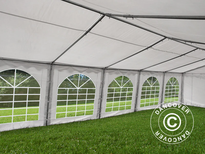Partytelt Original 4x10m PVC 900, Hvid - Image 7