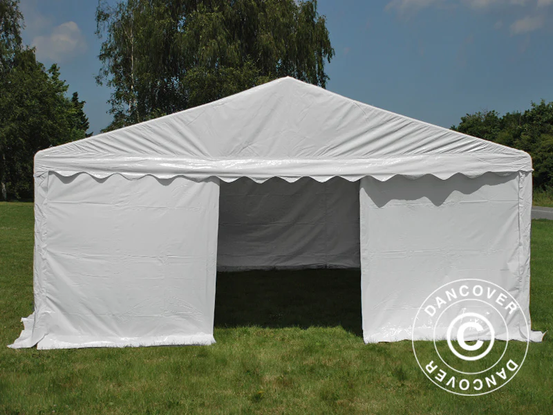 Partytelt Original 4x8m PVC 900, Hvid - Image 4