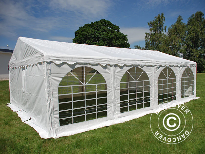 Partytelt Original 4x8m PVC 900, Hvid - Image 5
