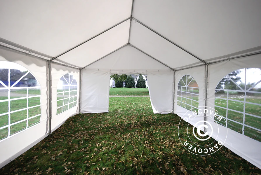 Partytelt Original 4x8m PVC 900, Hvid - Image 7