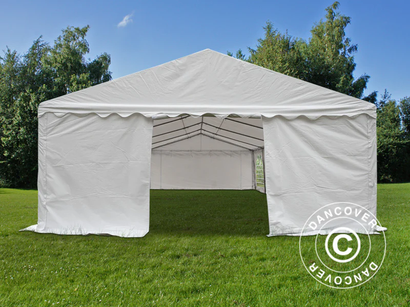 Partytelt Original 5x10m PVC 900, Hvid - Image 4