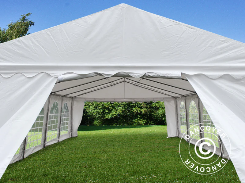 Partytelt Original 5x10m PVC 900, Hvid - Image 7