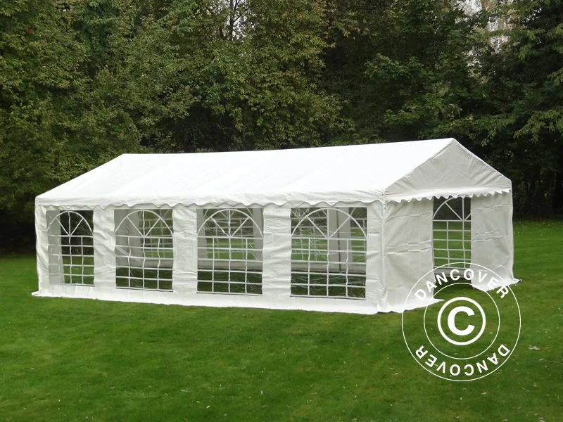 Partytelt PLUS 5x8m PE 700, Hvid - Image 5
