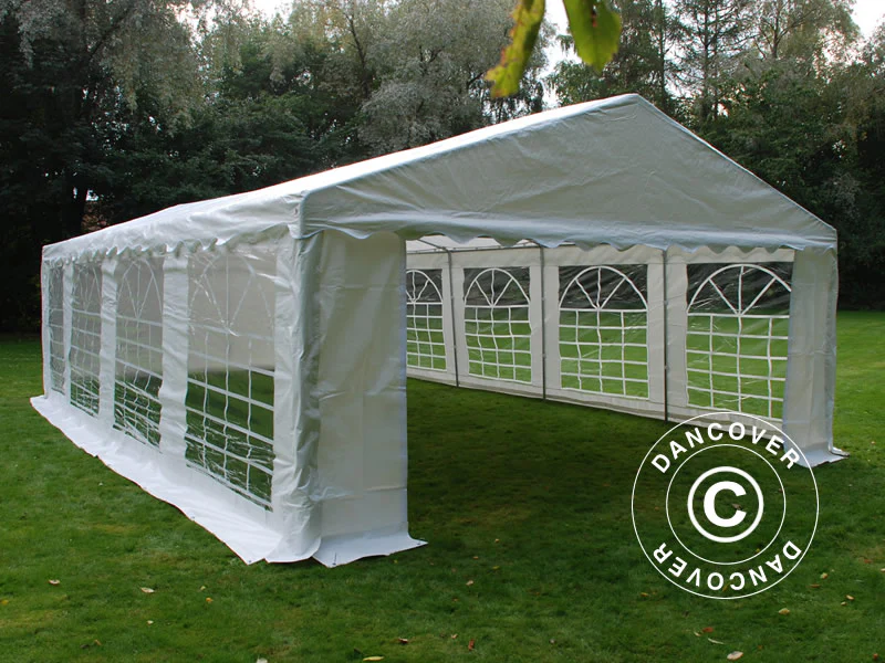 Partytelt PLUS 5x8m PE 700, Hvid - Image 7