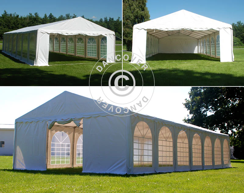 Partytelt, SEMI PRO Plus CombiTents® 900 6x14m, 5-i-1, Hvid - Image 16
