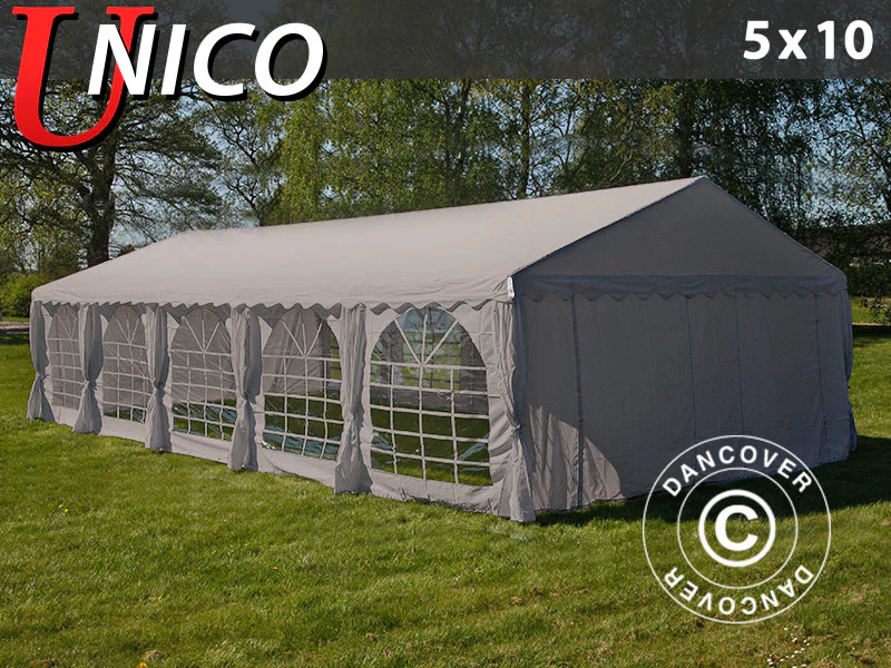 Partytelt UNICO 5x10m, Sand