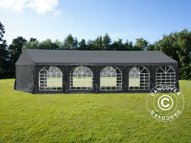 Partytelt UNICO 5x10m, Sort - Image 9