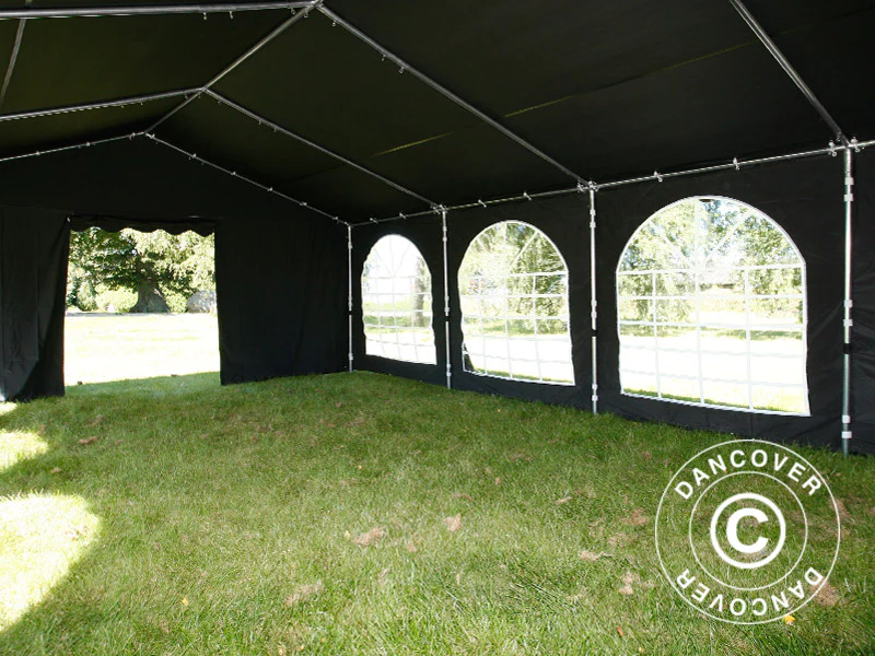 Partytelt UNICO 5x8m, Sort - Image 15