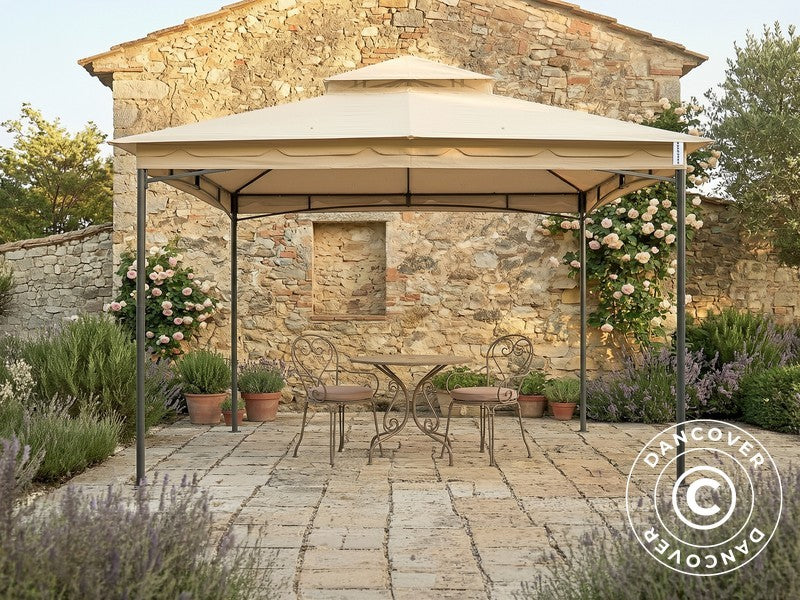 Pavillon Horus, 3,4x3,4m, Beige - Image 2