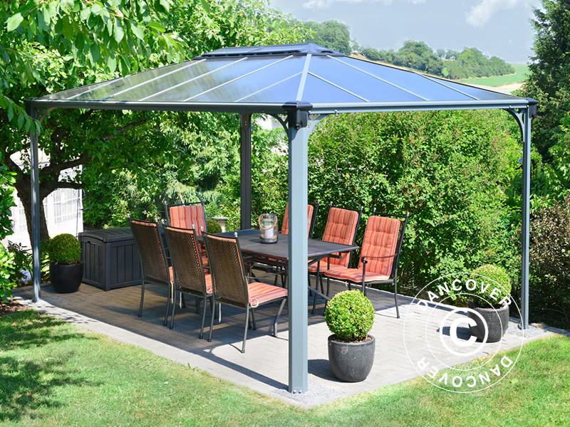 Pavillon Martinique, Palram/Canopia, 2,96x4,3m, Antracit