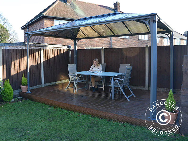 Pavillon Martinique, Palram/Canopia, 2,96x4,3m, Antracit - Image 3