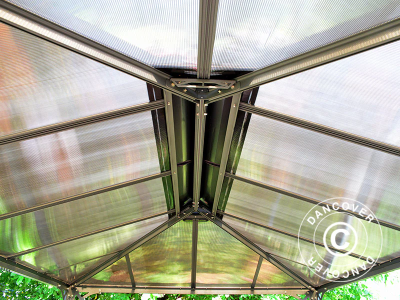 Pavillon Martinique, Palram/Canopia, 2,96x4,3m, Antracit - Image 4