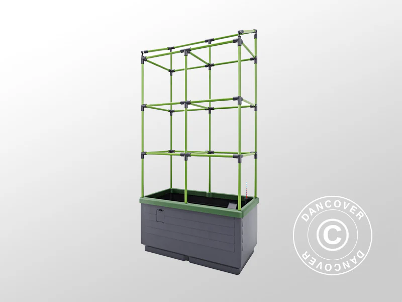 Plantekasse CityJungle inkl. sommercover, selvvandende, 62x33x128cm, Antracit - Image 5